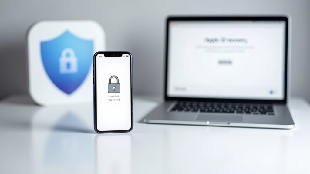 opcje odzyskiwania Apple ID dostępne