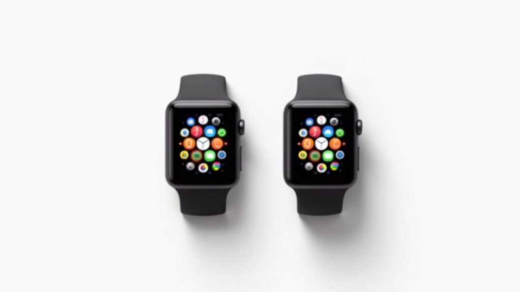 porównanie rozmiarów Apple Watch