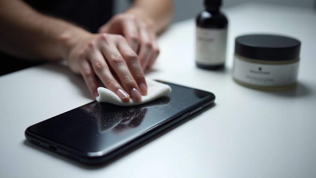 Unikaj niewłaściwego polerowania ekranów