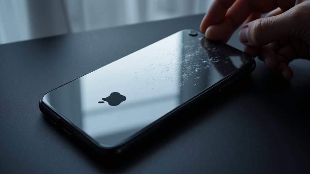 luki w zabezpieczeniach tylnej części iPhone