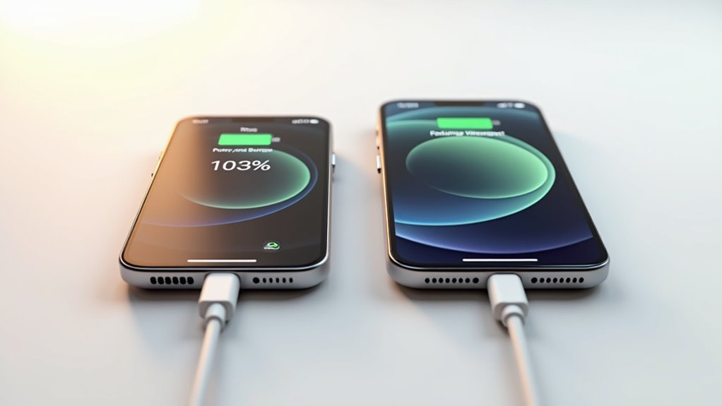 porównanie różnic w żywotności baterii