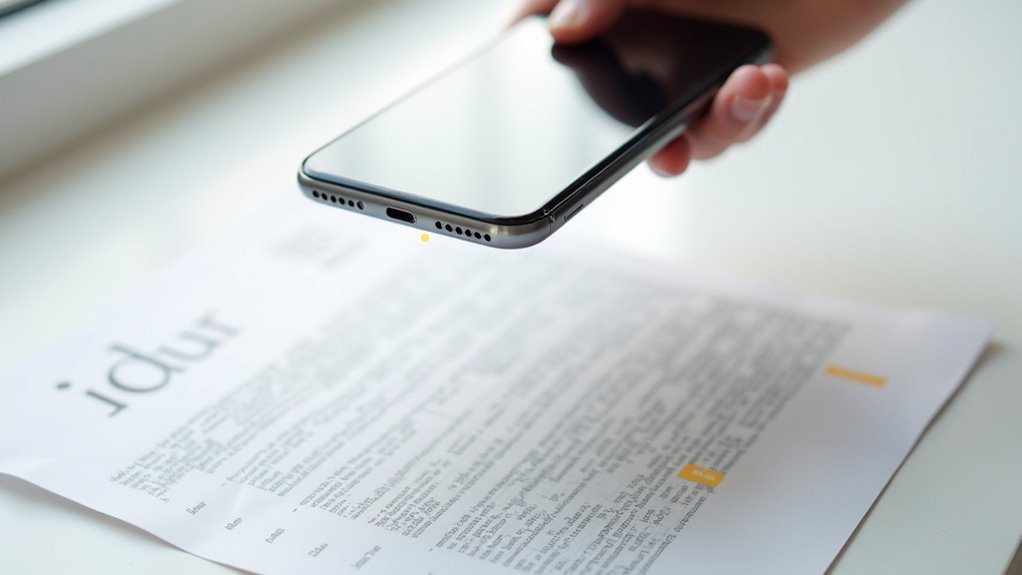 wbudowany skaner dokumentów w iPhone