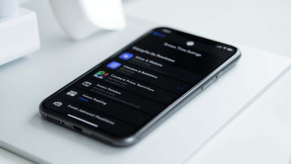 wbudowane ograniczenia treści w Safari