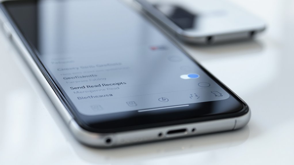 sprawdź ustawienia odczytywania wiadomości