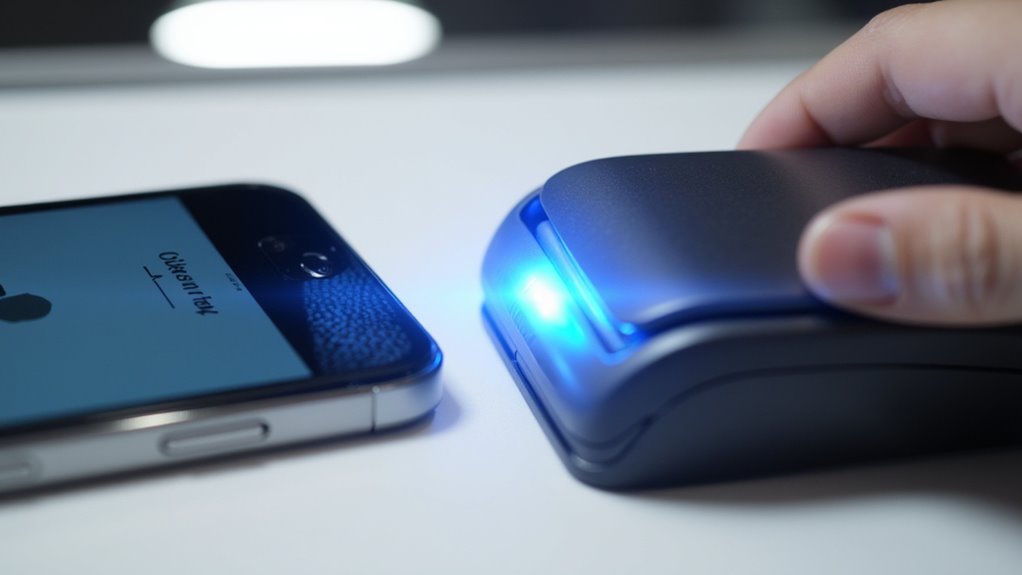 sprawdź ustawienia NFC i aktualizacje