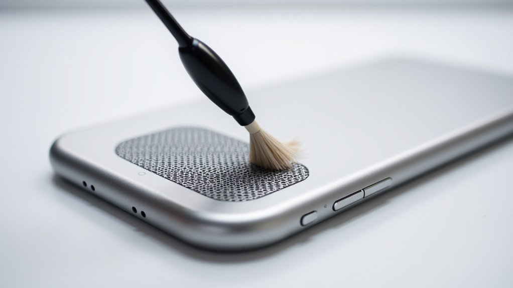 skutecznie wyczyść głośnik iPhone'a