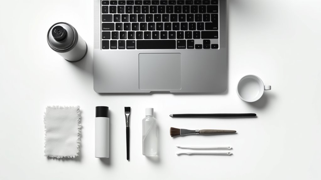 narzędzia do czyszczenia MacBooka