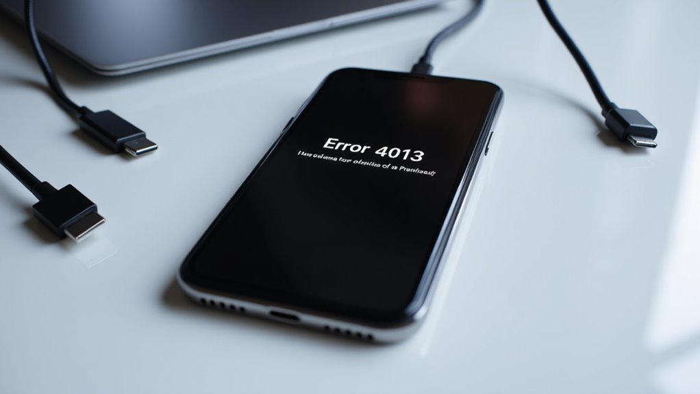 powszechne pytania dotyczące błędu 4013 na iPhone'ie