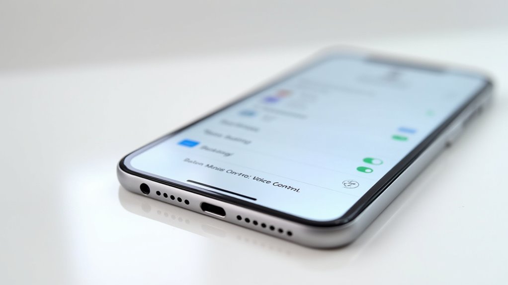 kontrola ustawień głosowych iPhone'a