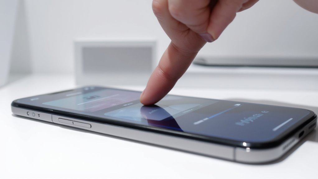 dostosuj gesty na iPhone