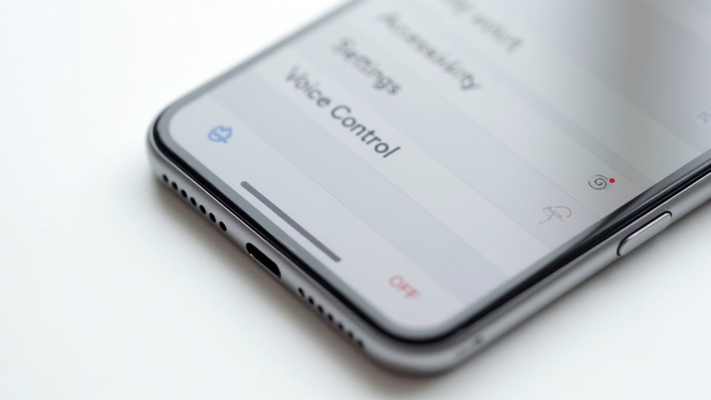 wyłącz kontrolę głosową na iPhone'ie