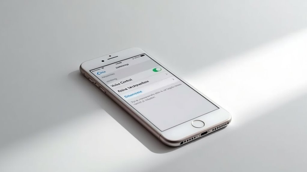 Wyłącz ustawienia sterowania głosowego