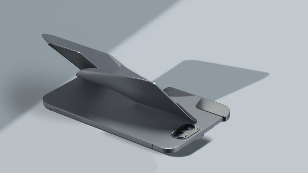 elegancki ciemnoszary smartfon