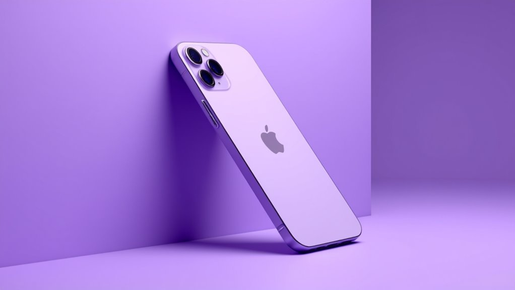 elegancki fioletowy iPhone 12