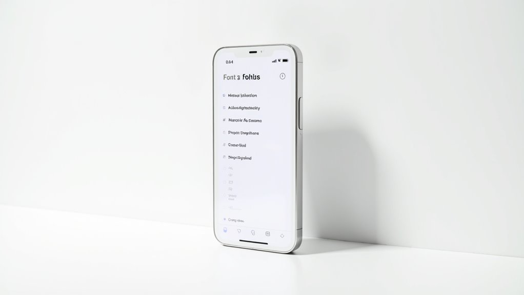 Dostosowywanie czcionki na iPhone'ie