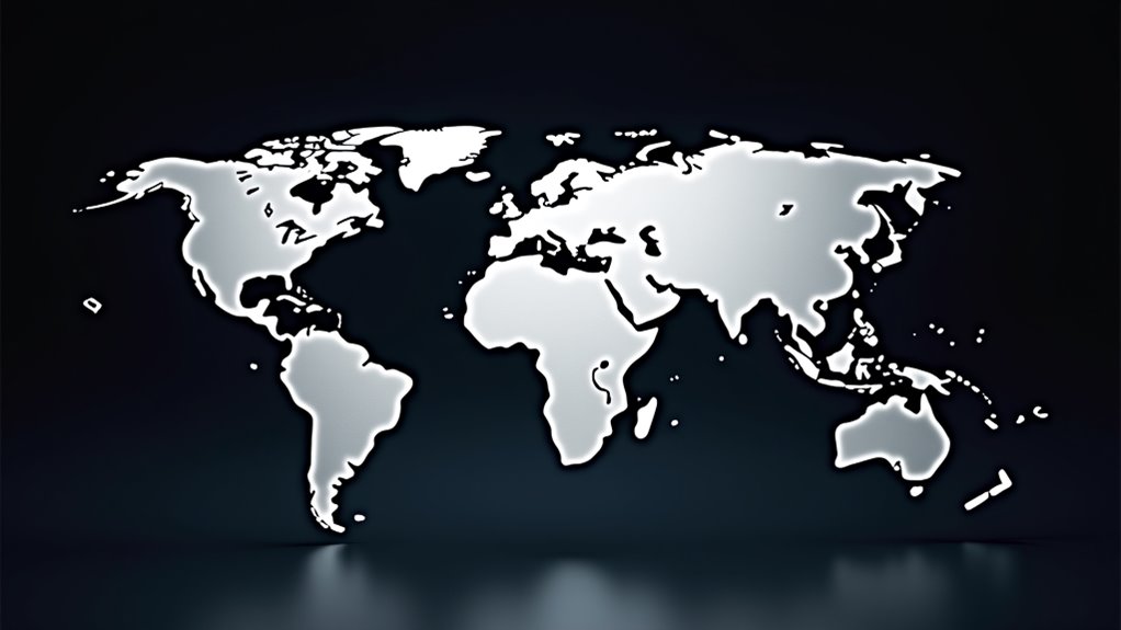 obecność na skalę światową, lokalne korzenie