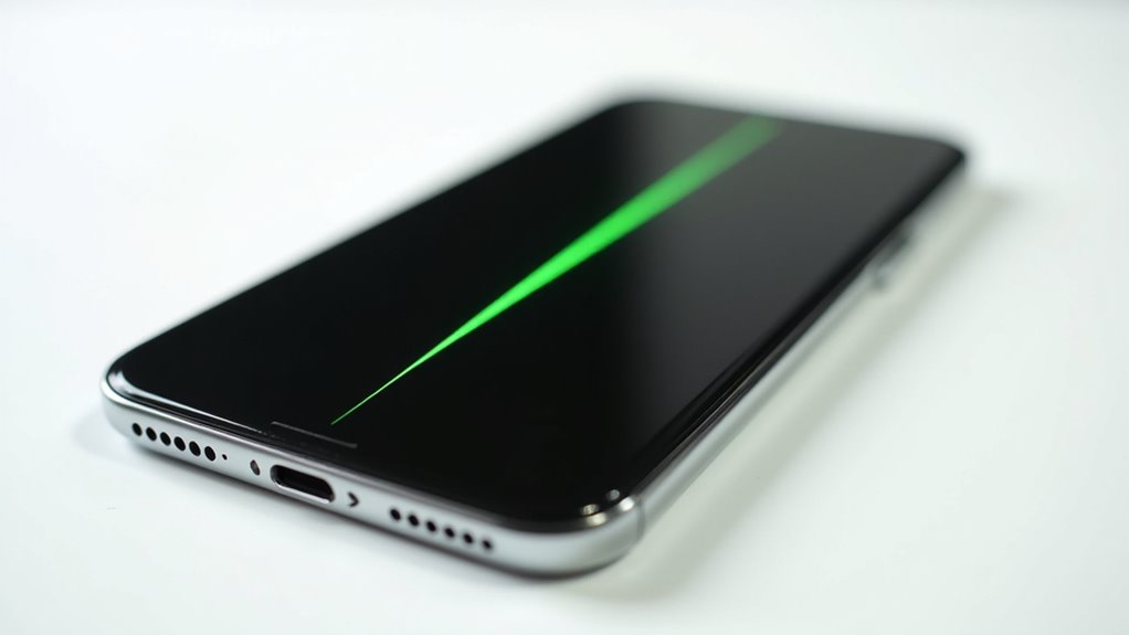 problem z wyświetlaniem zielonej linii