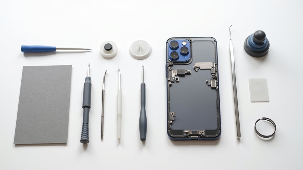 narzędzia do wymiany aparatu w iPhone 11