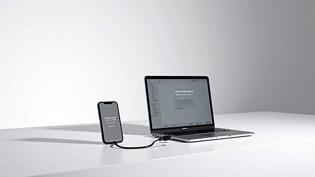 kopiowanie zapasowe iPhone'a na MacBooku