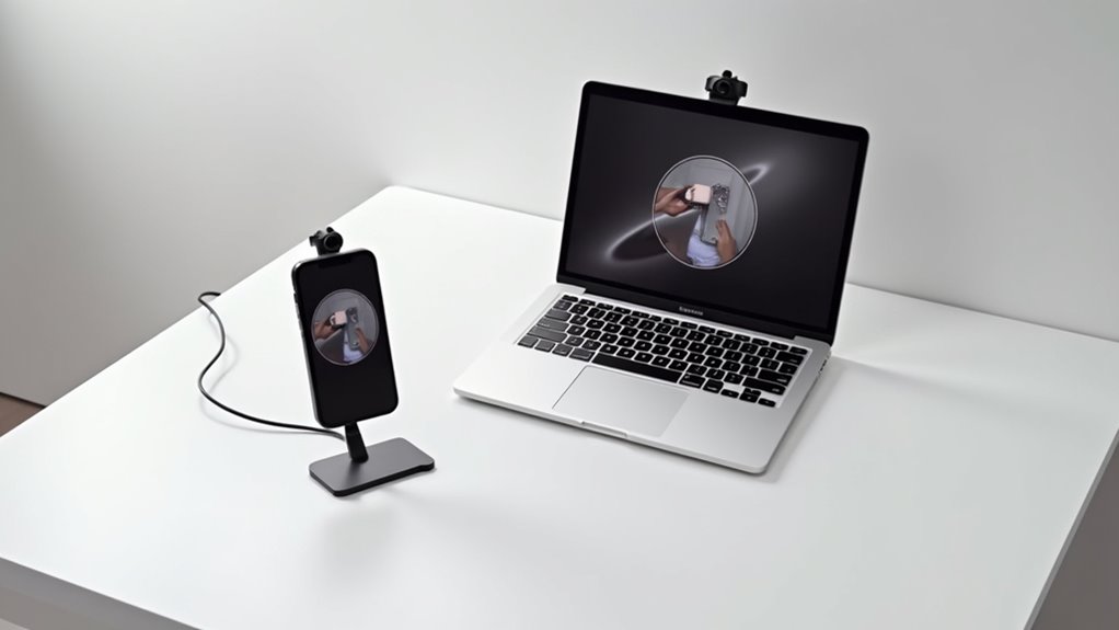 iPhone camera advantages over webcams