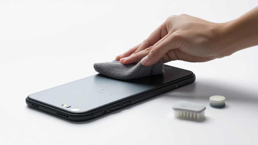 Kroki czyszczenia kurzu z iPhone'a