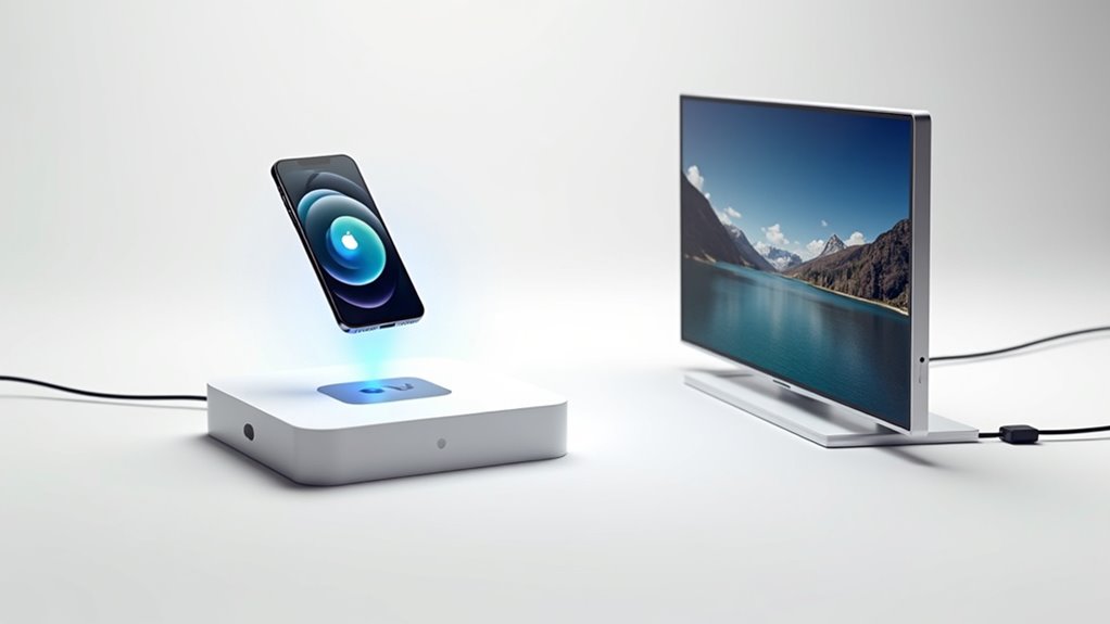 metody przesyłania obrazu z iPhone'a na ekran