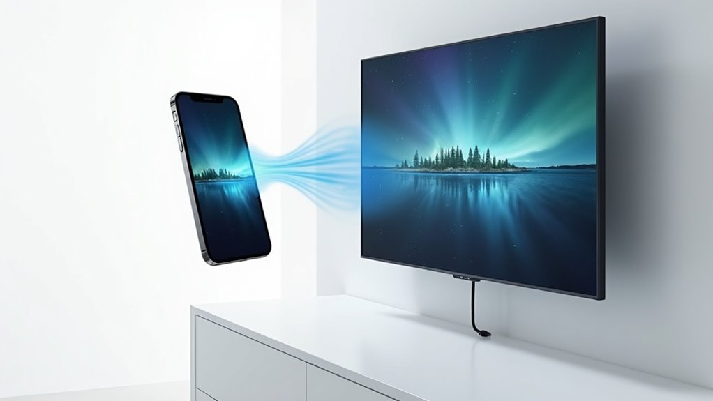 połączenie iPhone'a z telewizorem Samsung