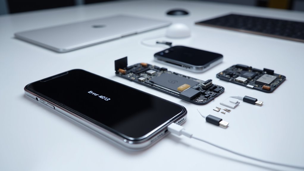 iphone x błąd 4013