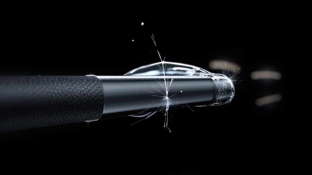 ograniczony wpływ i zadrapania