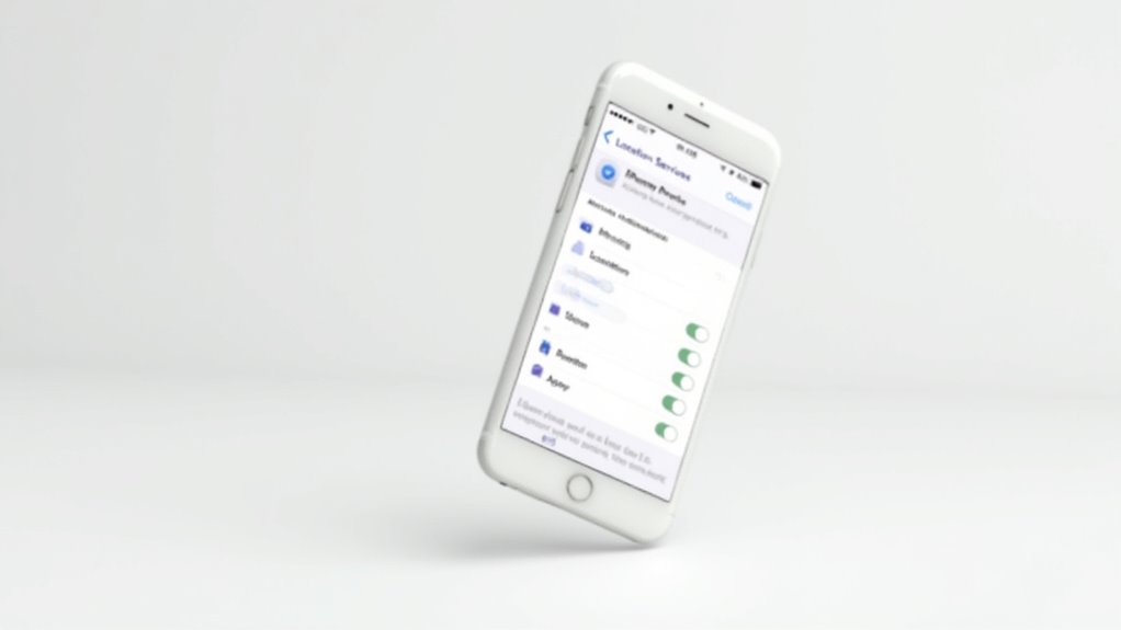 zarządzanie prywatnością usług lokalizacyjnych