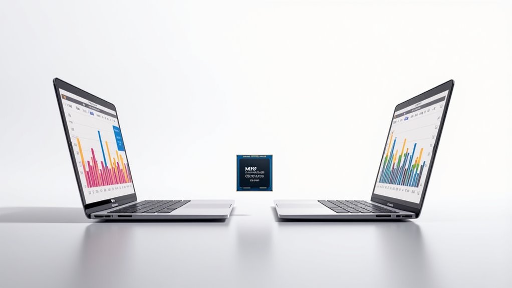 m1 vs m2 wydajność benchmarków