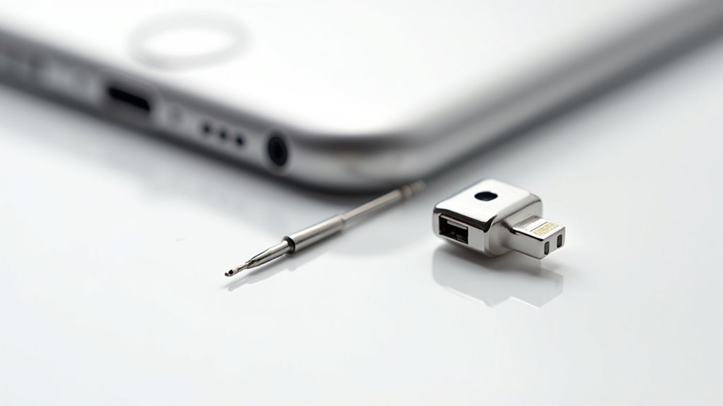 utrzymuj port ładowania iPhone'a