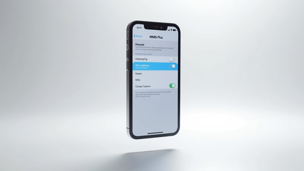 Ustawienia konfiguracji MMS plus