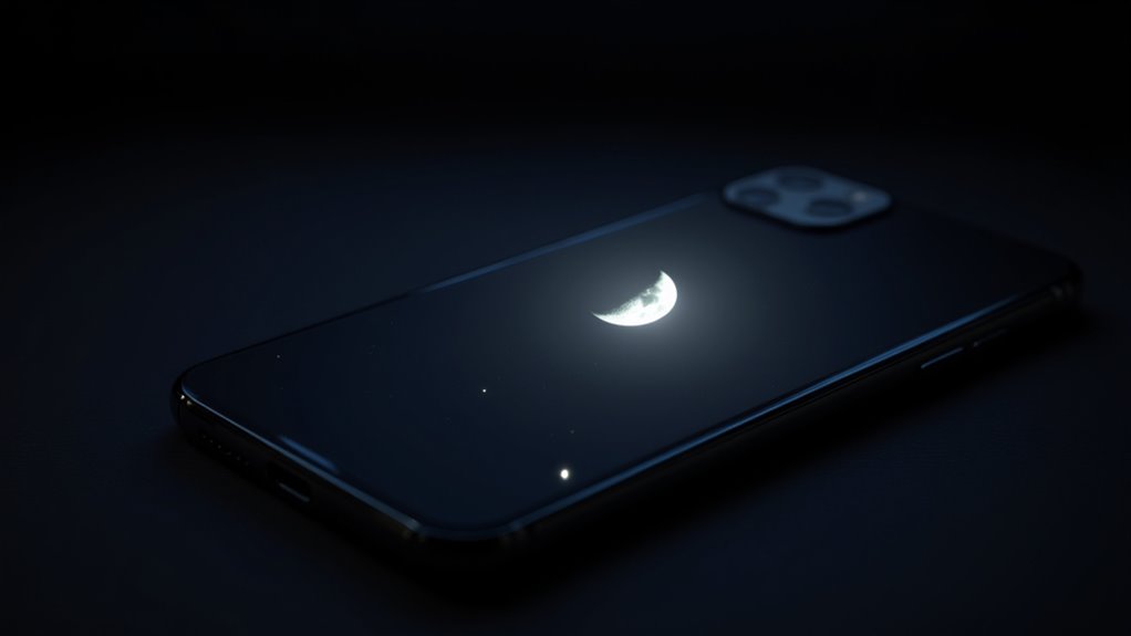 księżycowy iPhone nocna fotografia