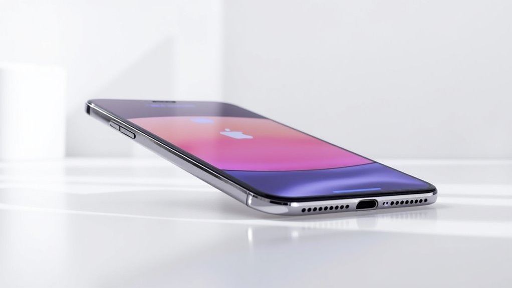 węższy wyższy notch na ekranie