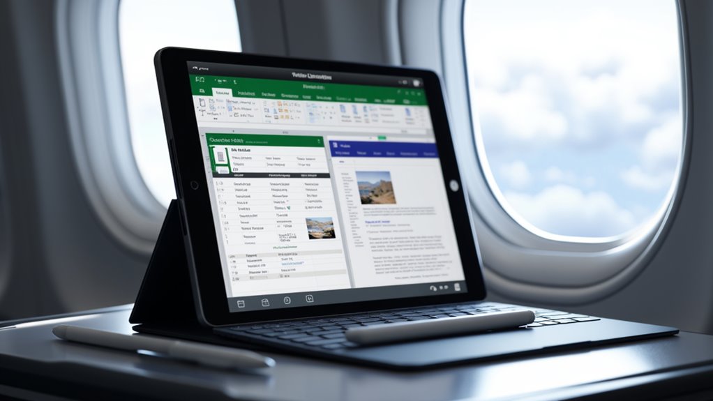 produktywność w biurze w podróży