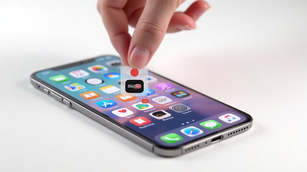 organizacja aplikacji na iPhone