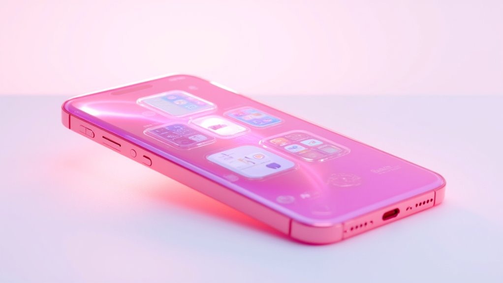 potężny różowy telefon wydajność