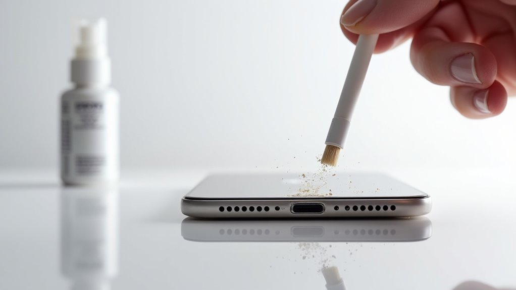 zapobieganie zanieczyszczeniu portu ładowania