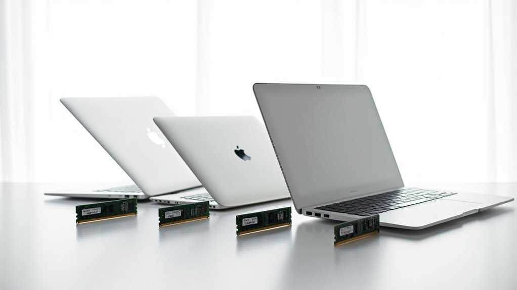 kompatybilność pamięci RAM w różnych modelach MacBooków