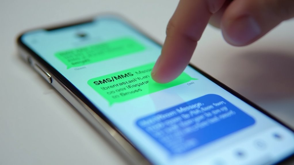 wysłać iMessage, a nie SMS