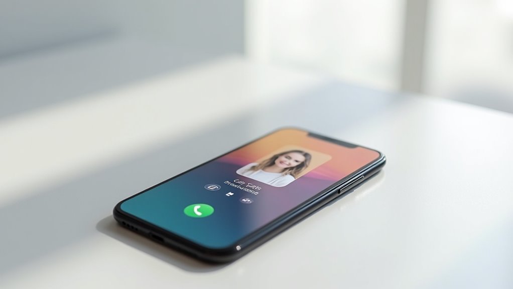 Ustaw duży zdjęcie dzwoniącego