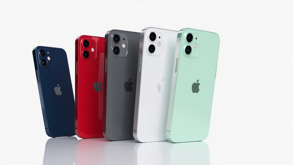 sześć opcji kolorystycznych do personalizacji