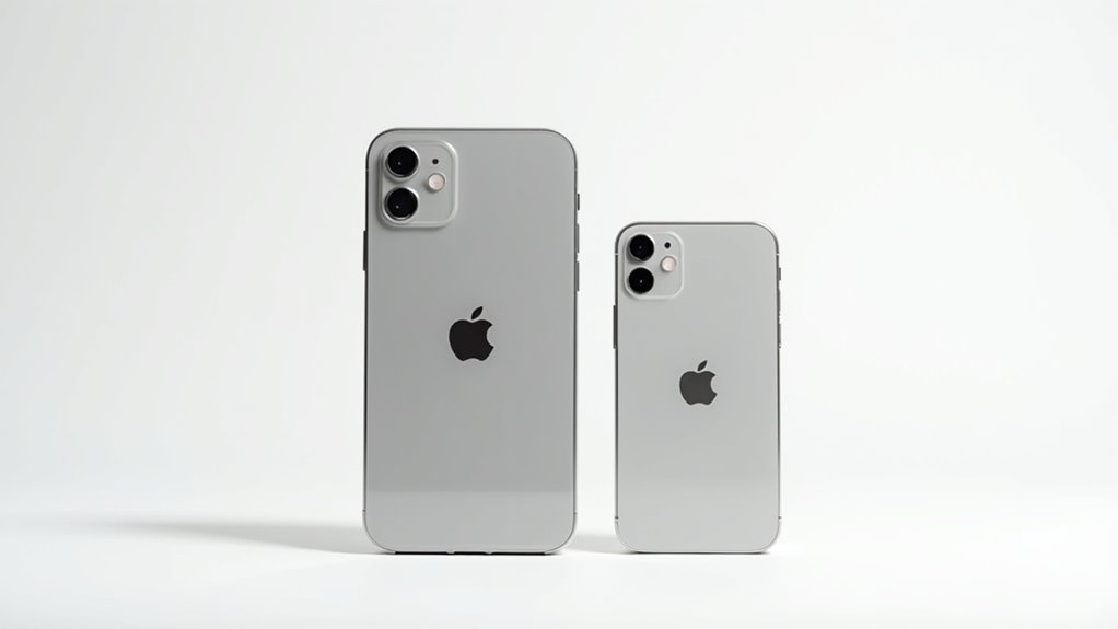 różnice w rozmiarze i designie