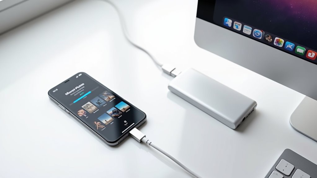 przenoszenie zdjęć do pamięci masowej