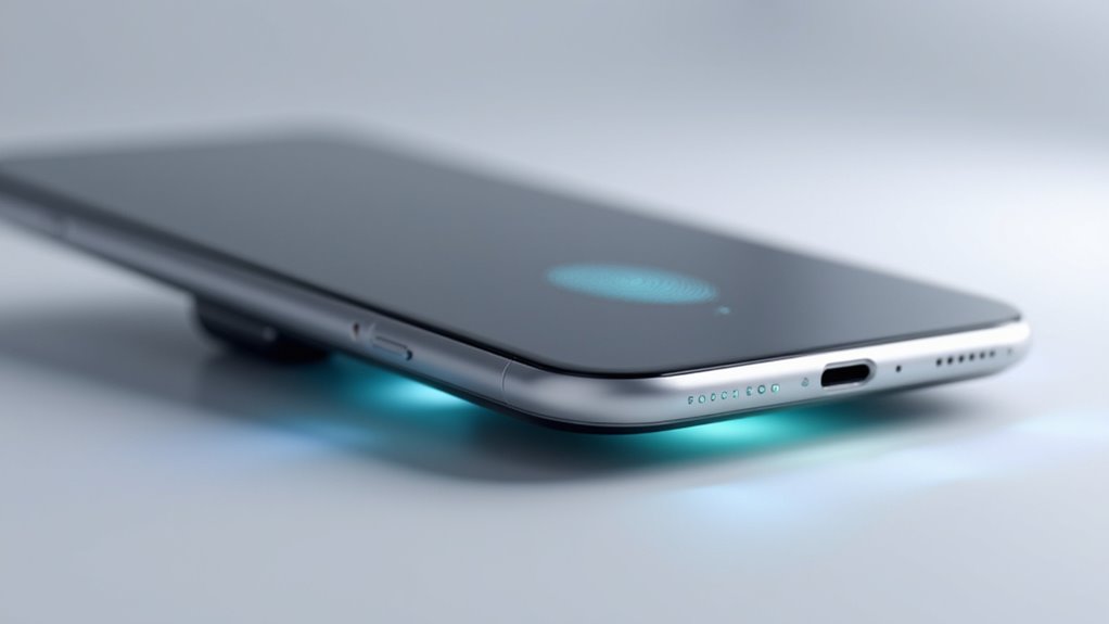 pod ekranowym odcisku palca i Face ID