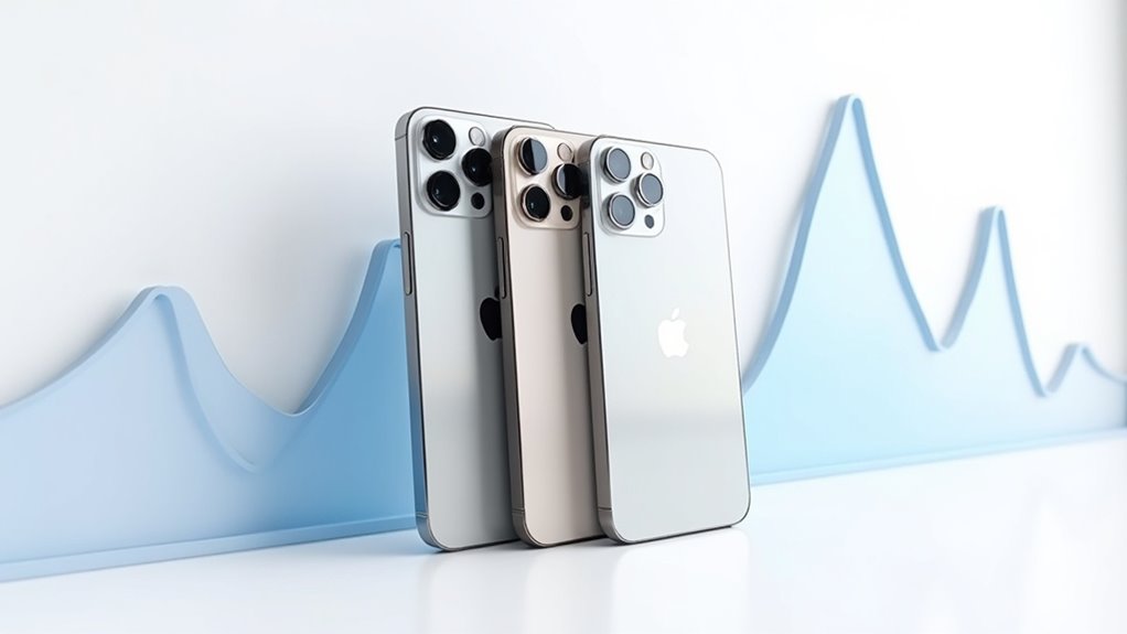 porównanie wartości iPhone'ów