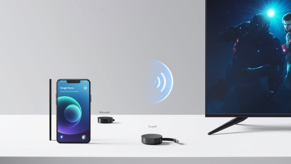 bezprzewodowa konfiguracja strumieniowania na iPhone'ie