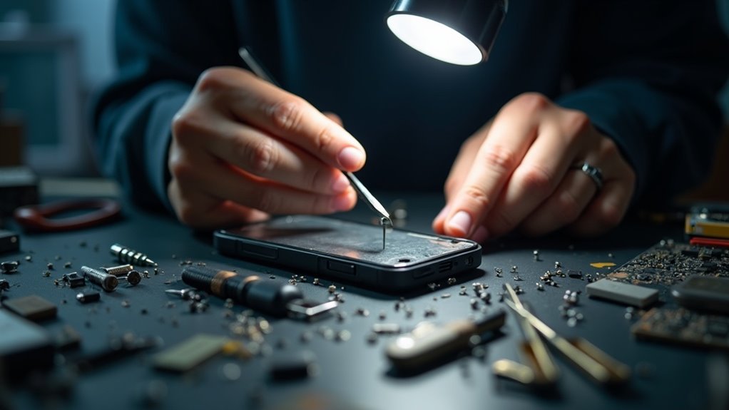 zamiana tylnego szkła iPiona