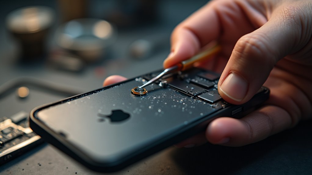 szybka naprawa szkiełka aparatu iPhone